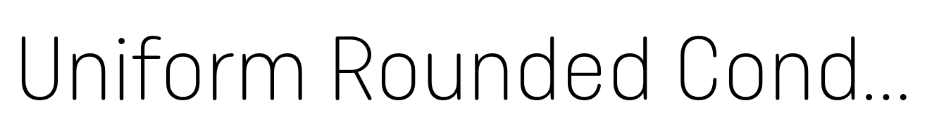 Uniform Rounded Condensed Light